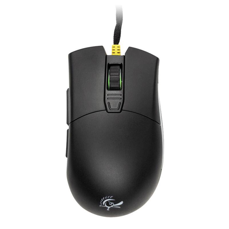 Ducky Ducky Secret M Retro Gaming Maus - schwarz Gaming-Maus USB Optisch Schwarz 5 Tasten 16000 dpi