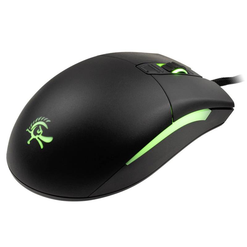 Ducky Ducky Secret M Retro Gaming Maus - schwarz Gaming-Maus USB Optisch Schwarz 5 Tasten 16000 dpi