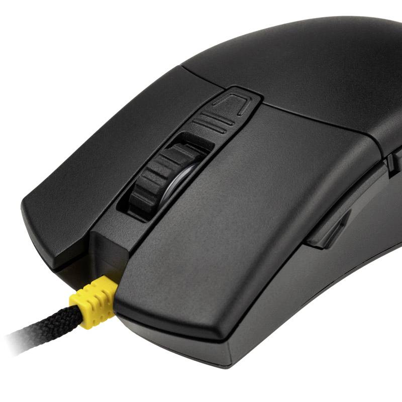 Ducky Ducky Secret M Retro Gaming Maus - schwarz Gaming-Maus USB Optisch Schwarz 5 Tasten 16000 dpi