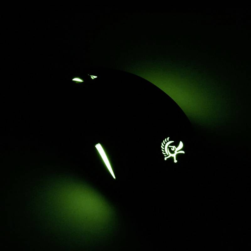 Ducky Ducky Secret M Retro Gaming Maus - schwarz Gaming-Maus USB Optisch Schwarz 5 Tasten 16000 dpi