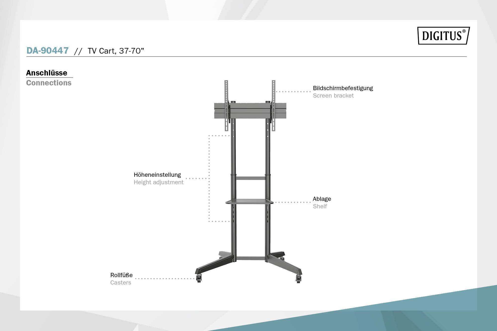 DIGITUS - TV Präsentationswagen
