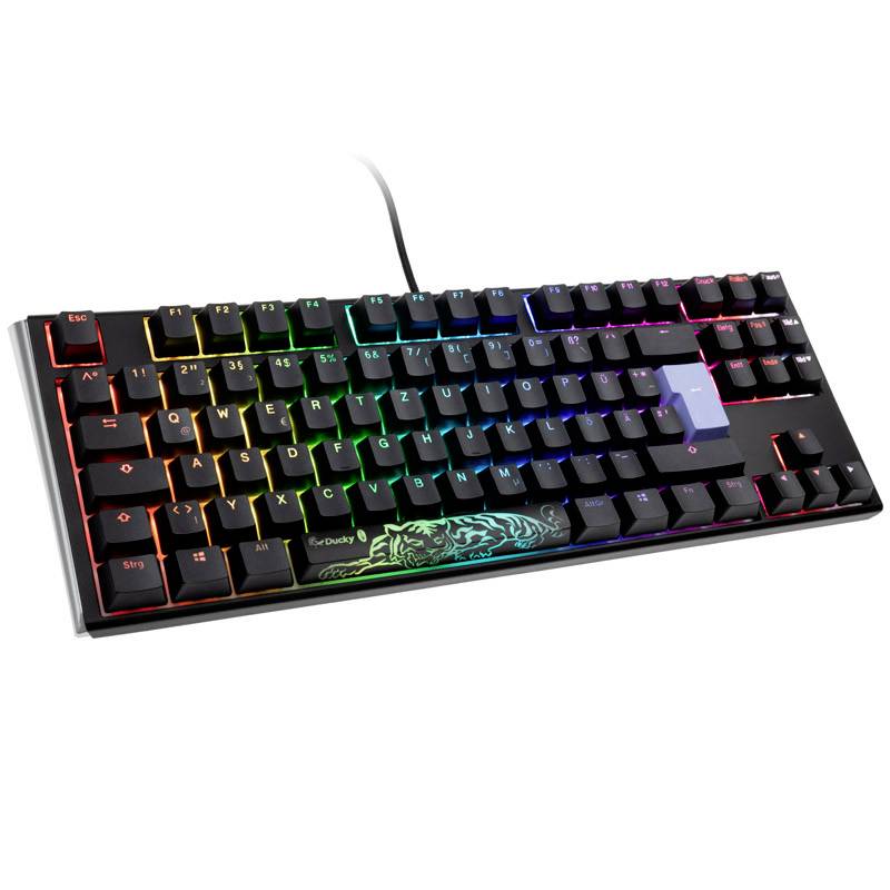 Ducky One 3 Classic USB Gaming-Tastatur Deutsch, QWERTZ Schwarz, Weiß