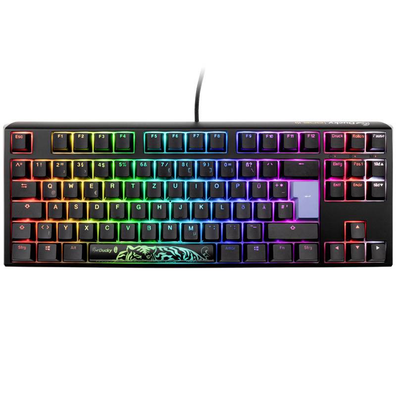 Ducky One 3 Classic USB Gaming-Tastatur Deutsch, QWERTZ Schwarz, Weiß