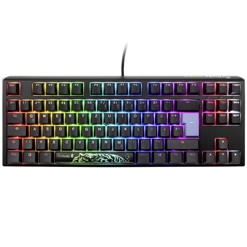 Ducky One 3 Classic USB Gaming-Tastatur Deutsch, QWERTZ Schwarz, Weiß