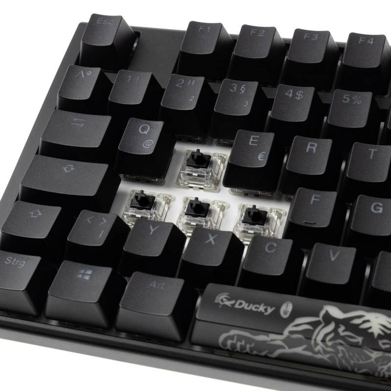 Ducky One 3 Classic USB Gaming-Tastatur Deutsch, QWERTZ Schwarz, Weiß
