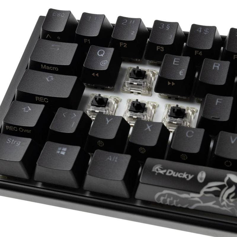 Ducky One 3 Classic USB Gaming-Tastatur Deutsch, QWERTZ Schwarz, Weiß Switch: Black