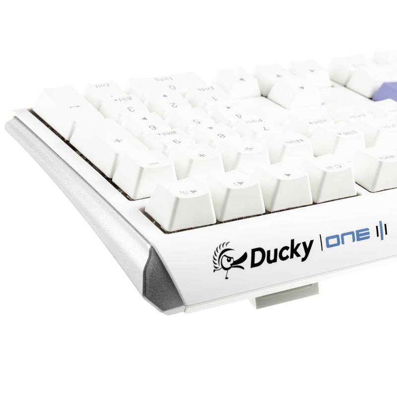 Ducky One 3 Classic Pure USB Tastatur, Gaming-Tastatur Deutsch, QWERTZ Weiß Switch: Blue