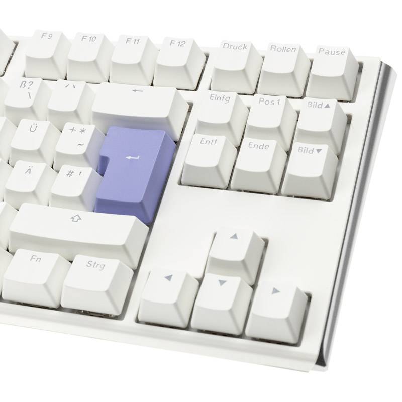Ducky One 3 Classic Pure USB Tastatur, Gaming-Tastatur Deutsch, QWERTZ Weiß Switch: Brown