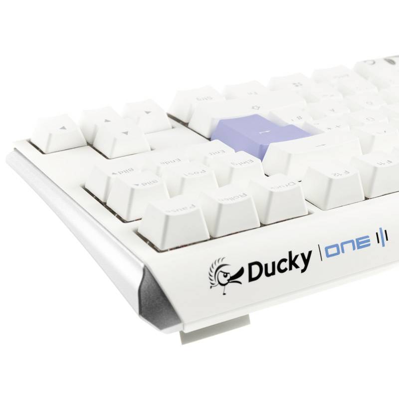 Ducky One 3 Classic Pure USB Tastatur, Gaming-Tastatur Deutsch, QWERTZ Weiß Switch: Blue