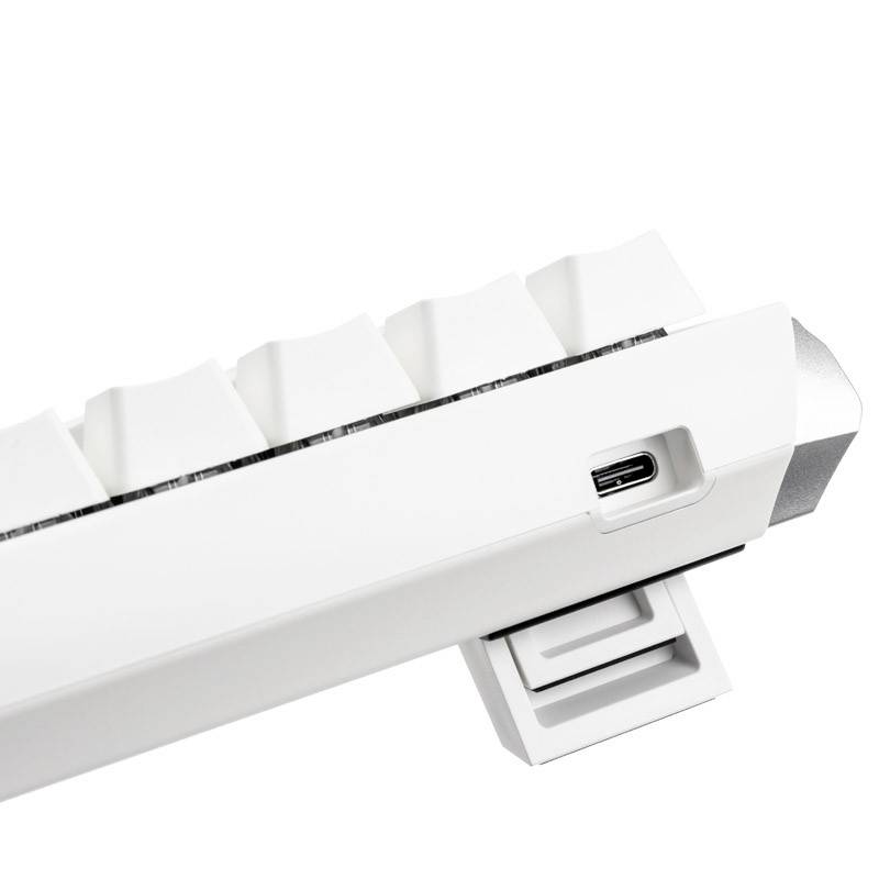 Ducky One 3 Classic USB Tastatur, Gaming-Tastatur Deutsch, QWERTZ Weiß