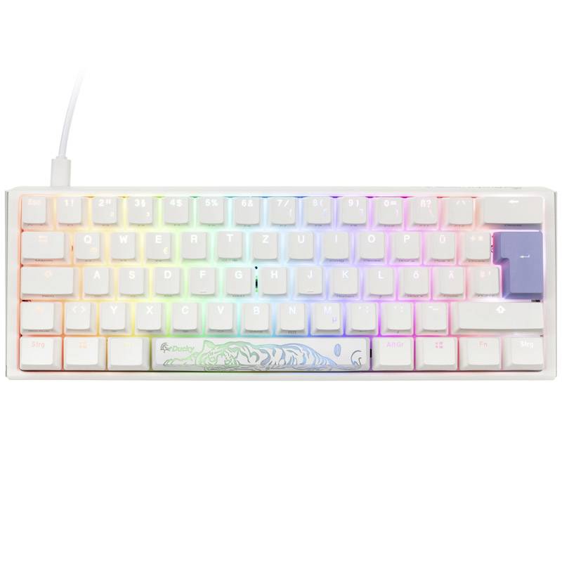 Ducky One 3 Classic USB Gaming-Tastatur Deutsch, QWERTZ Weiß