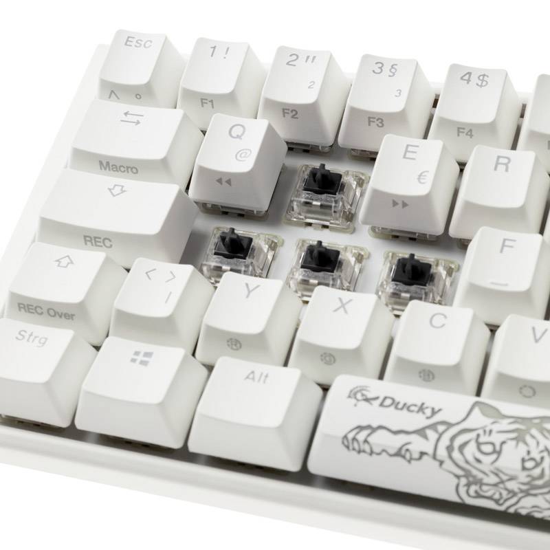 Ducky One 3 Classic USB Gaming-Tastatur Deutsch, QWERTZ Weiß