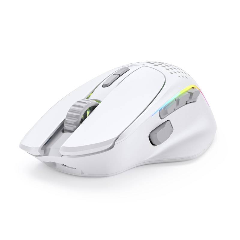 Glorious PC Gaming Race Model I 2 Wireless Gaming-Maus Optisch Weiß 9 Tasten 19000 dpi