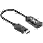 Manhattan 153713 DisplayPort Adapter [1x HDMI-Buchse - 1x DisplayPort Stecker] Schwarz 15cm