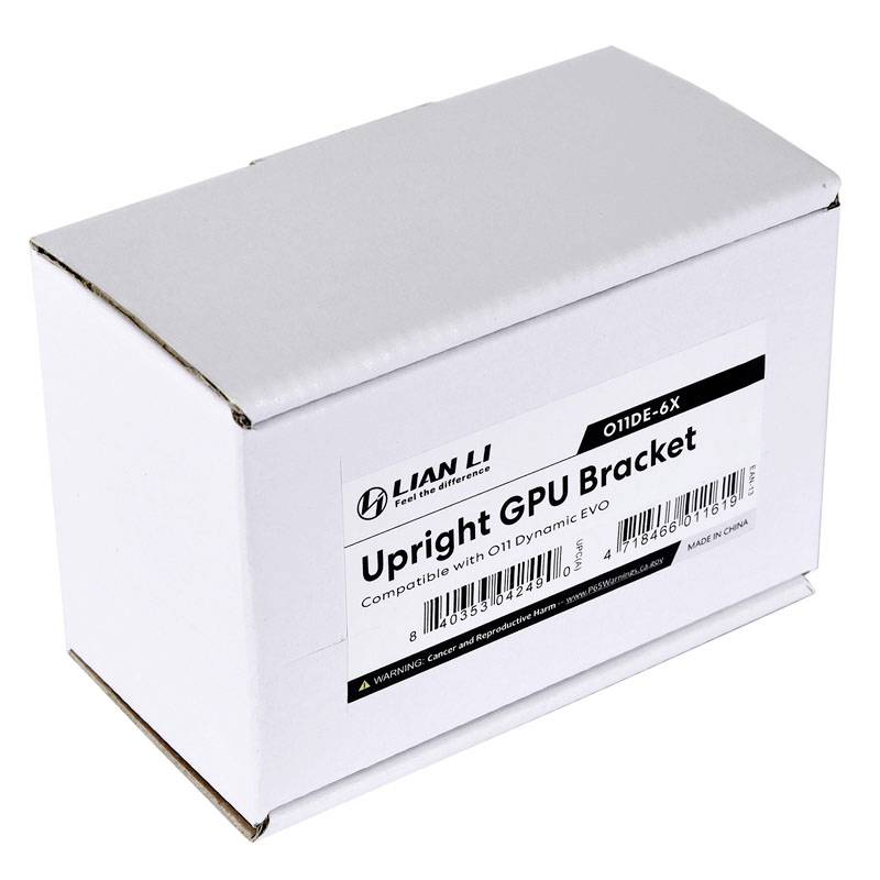 Lian Li Upright GPU Bracket für O11DEX und O11DEG - schwarz PC-Gehäuse Upgrade-Kit Schwarz