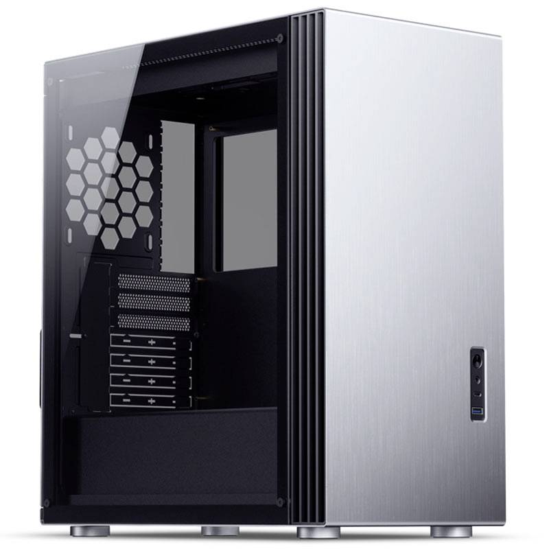 Jonsbo U6 Midi-Tower Gehäuse, Gaming-Gehäuse Silber