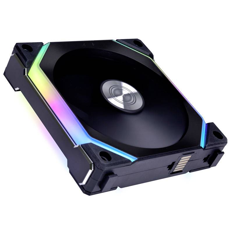 Lian Li UNI FAN SL120 V2 PC-Gehäuse-Lüfter Schwarz (B x H x T) 120 x 120 x 28 mm