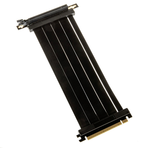 Kolink PCIe Riser Kabel PCIe 4.0 PCIe x16 Stecker, PCIe x16 Buchse 0.22m Schwarz Buchse 90° gewinkelt PGW-AC-KOL-066