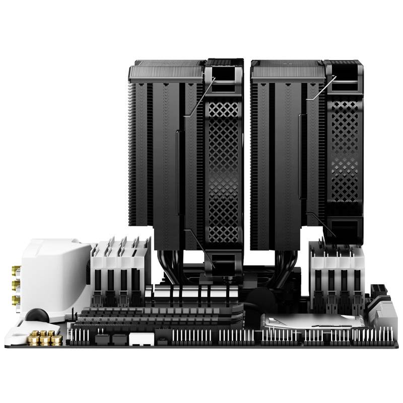 Jonsbo HX7280 CPU-Kühler mit Lüfter Intel® LGA 1200, Intel® LGA 1700, Intel® LGA 1150, Intel® LGA 1151, Intel® LGA 1151-V2, Intel® LGA 1155,