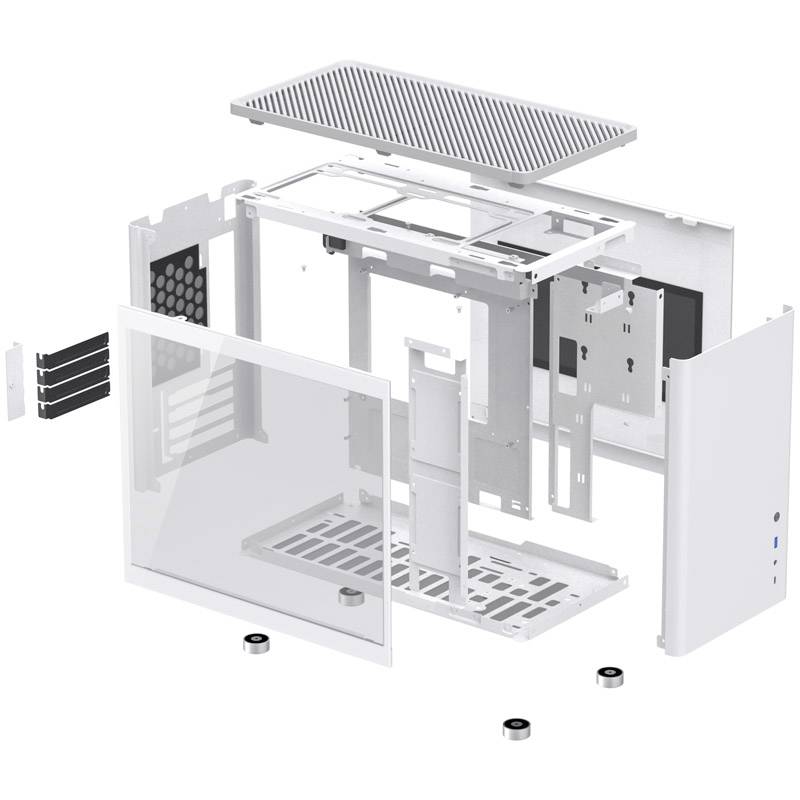Jonsbo D30 mATX Micro-Tower Gehäuse, Gaming-Gehäuse
