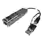 Hub USB combi D-Link DUB-2332 4 ports anthracite