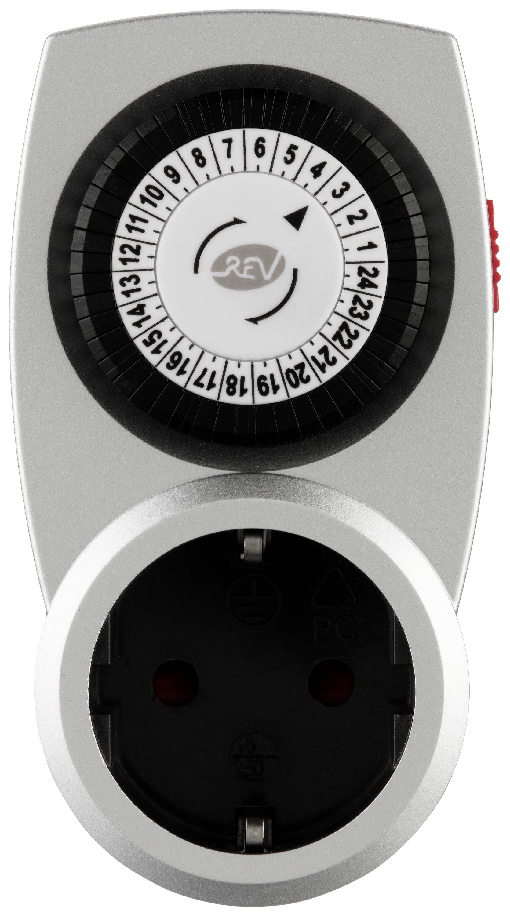 REV 0025200703 Zeitschaltuhr analog Tagesprogramm 3680W EIN/AUS-Programm