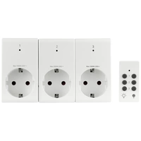 REV Funkschalt-Set Standard 3+1 ws 00834514 Funk-Steckdosen-Set 4teilig Innenbereich 1000W REV Funkschalt-Set Standard 3+1 ws 00834514 Funk-Steckdosen-Set 4teilig Innenbereich 1000W