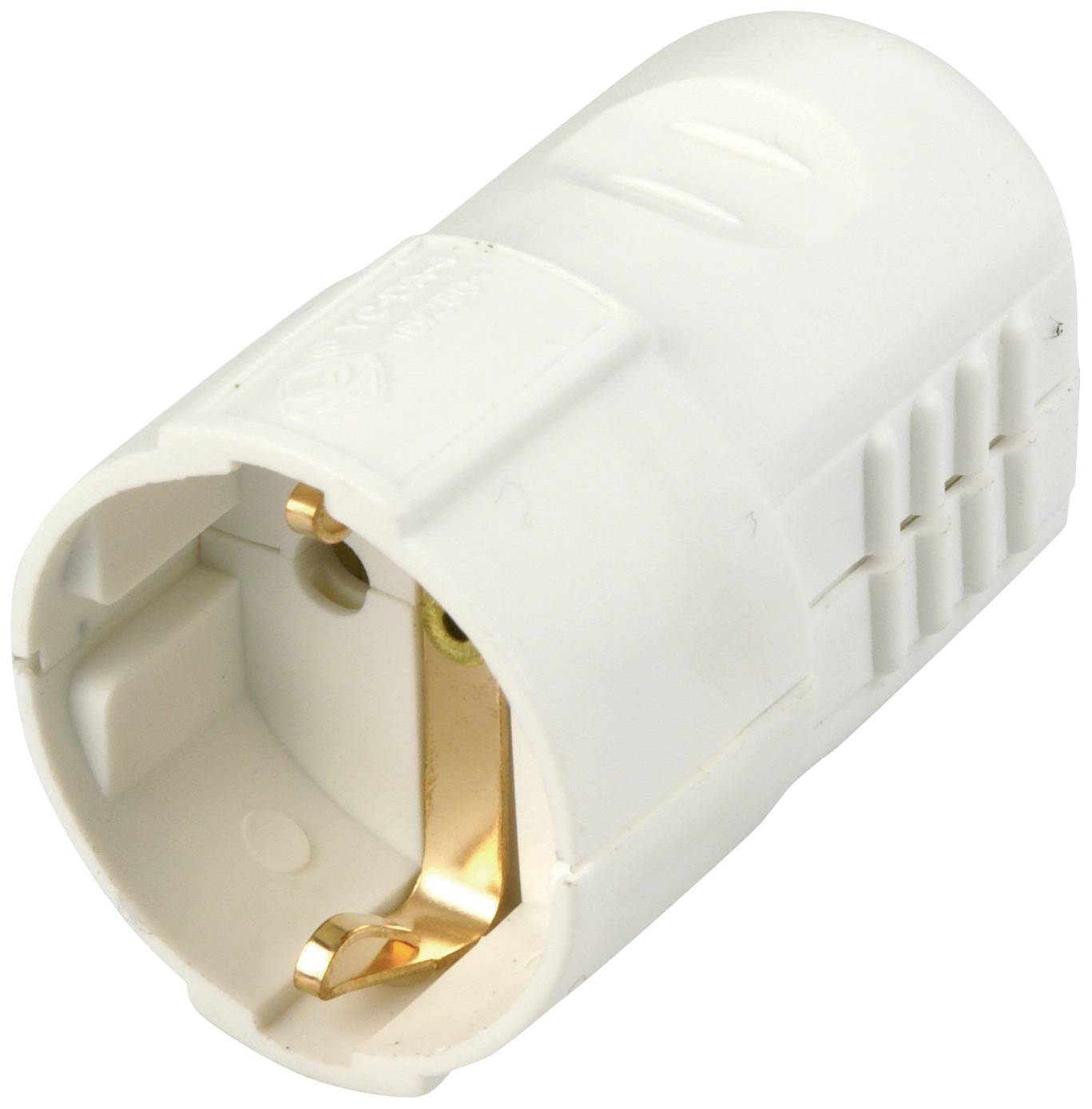 REV 0512110777 Schutzkontaktkupplung Kunststoff 250V Weiß IP20