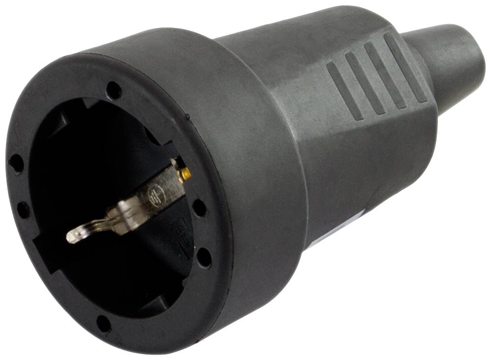 REV 0512135777 Schutzkontaktkupplung PVC 250V Schwarz IP20