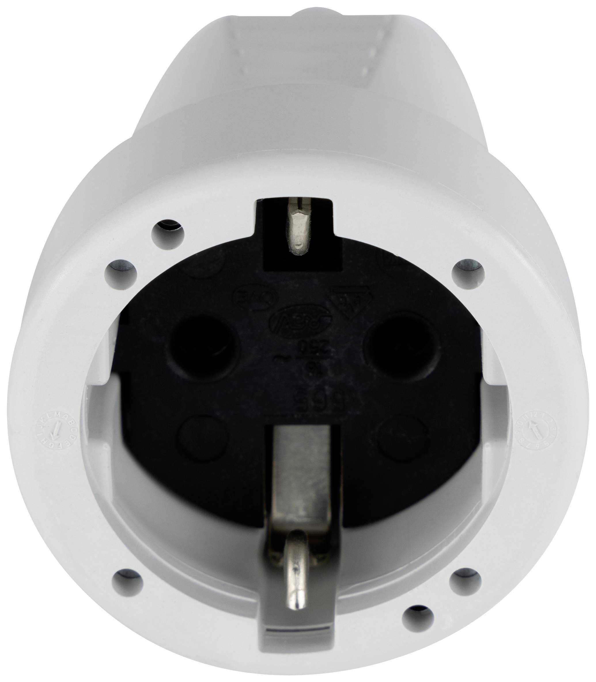 REV 0512130777 Schutzkontaktkupplung PVC 250V Grau IP20