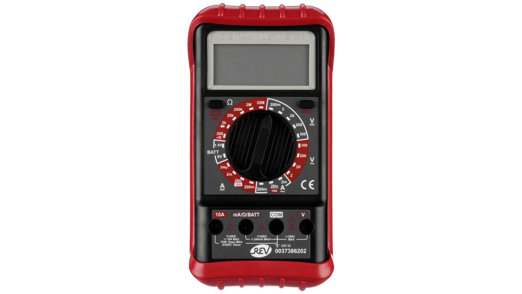 REV Vielfachmessgerät Profi sw/rt Hand-Multimeter digital CAT III ...