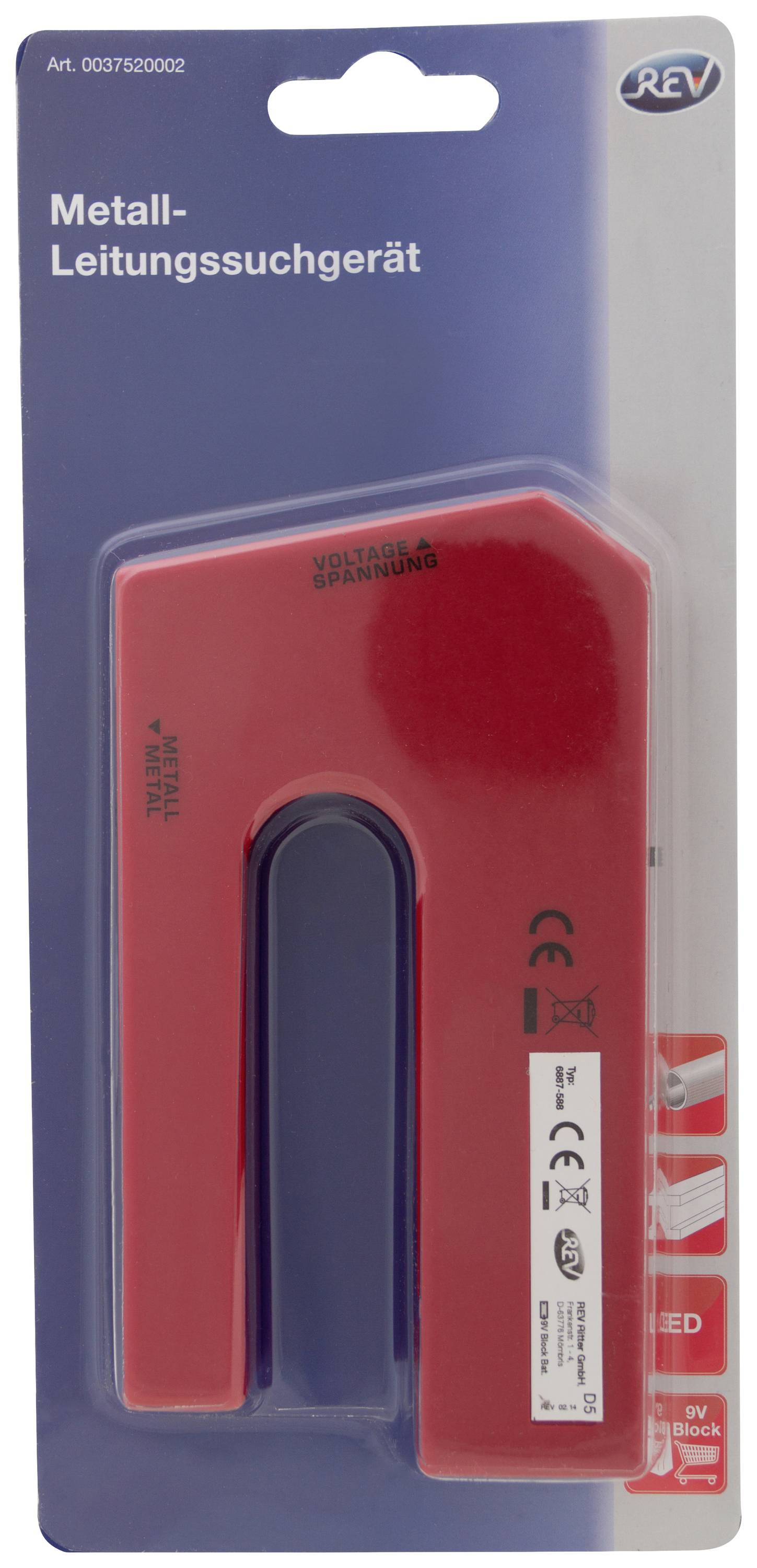 REV Metall-/ Leitungssuchgerät rt Leitungssucher Identifikation