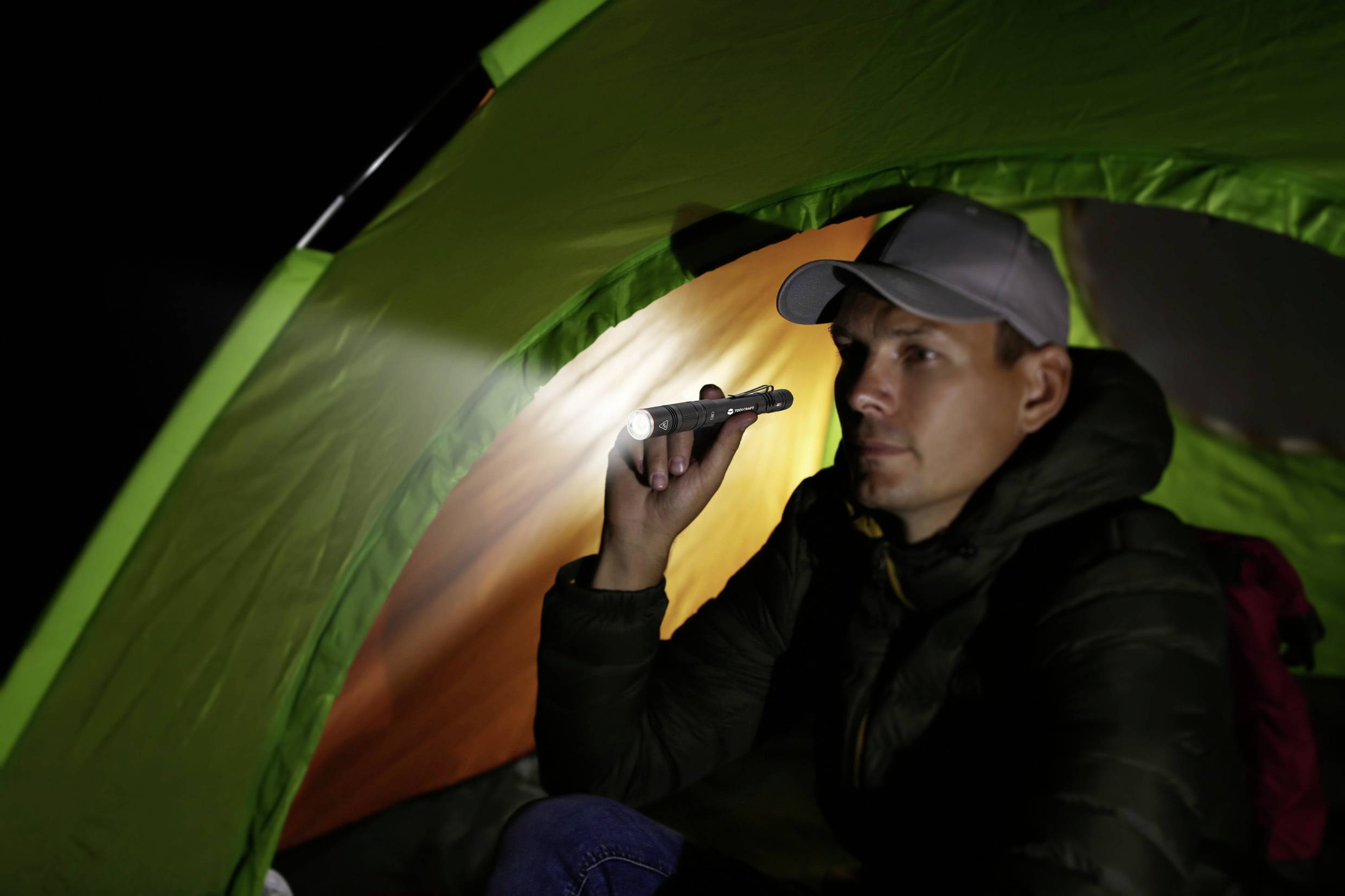 TOOLCRAFT TO-8254890 Penlight akkubetrieben SMD LED Schwarz