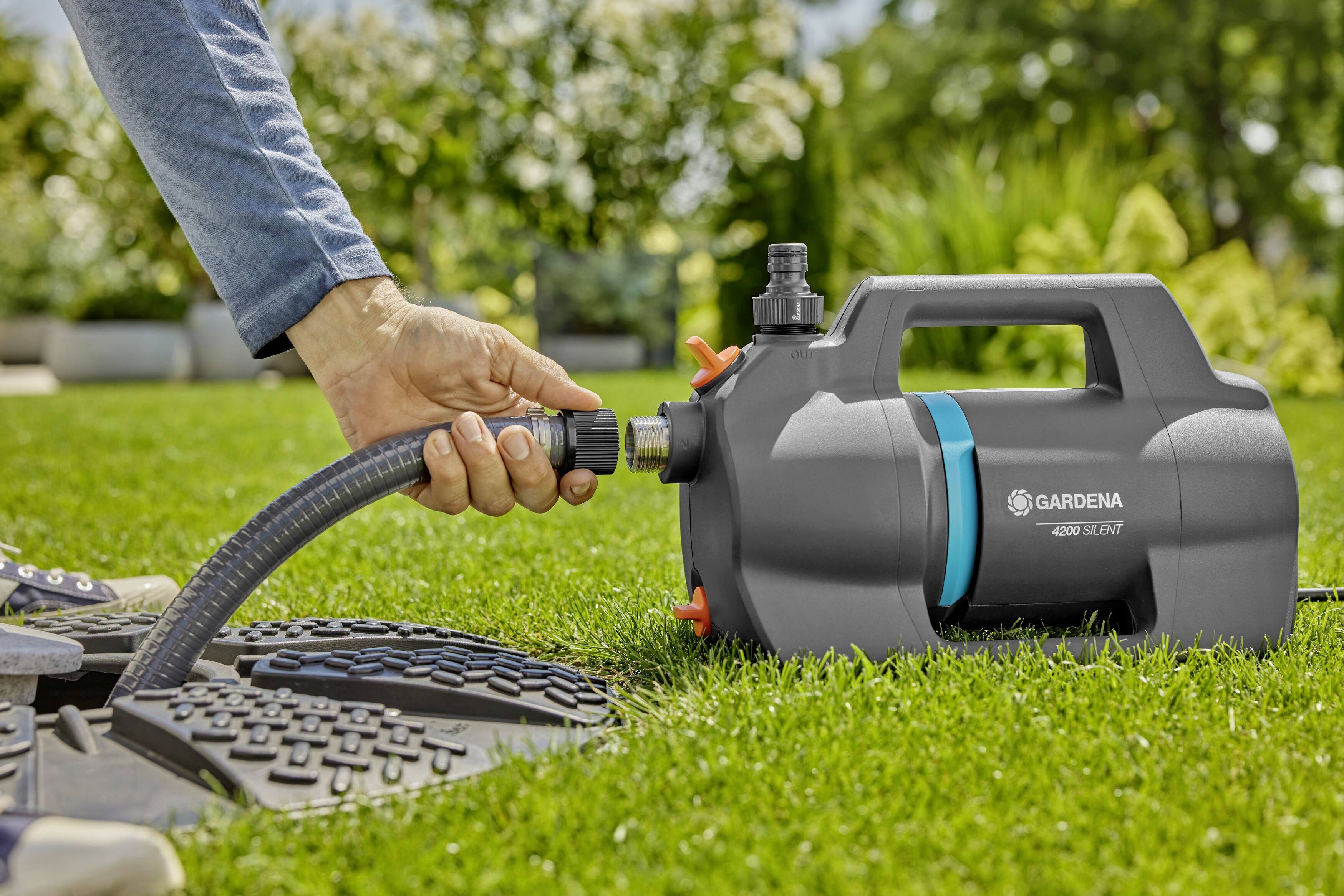 GARDENA 4200 Silent Gartenpumpe 4200 l/h 39m