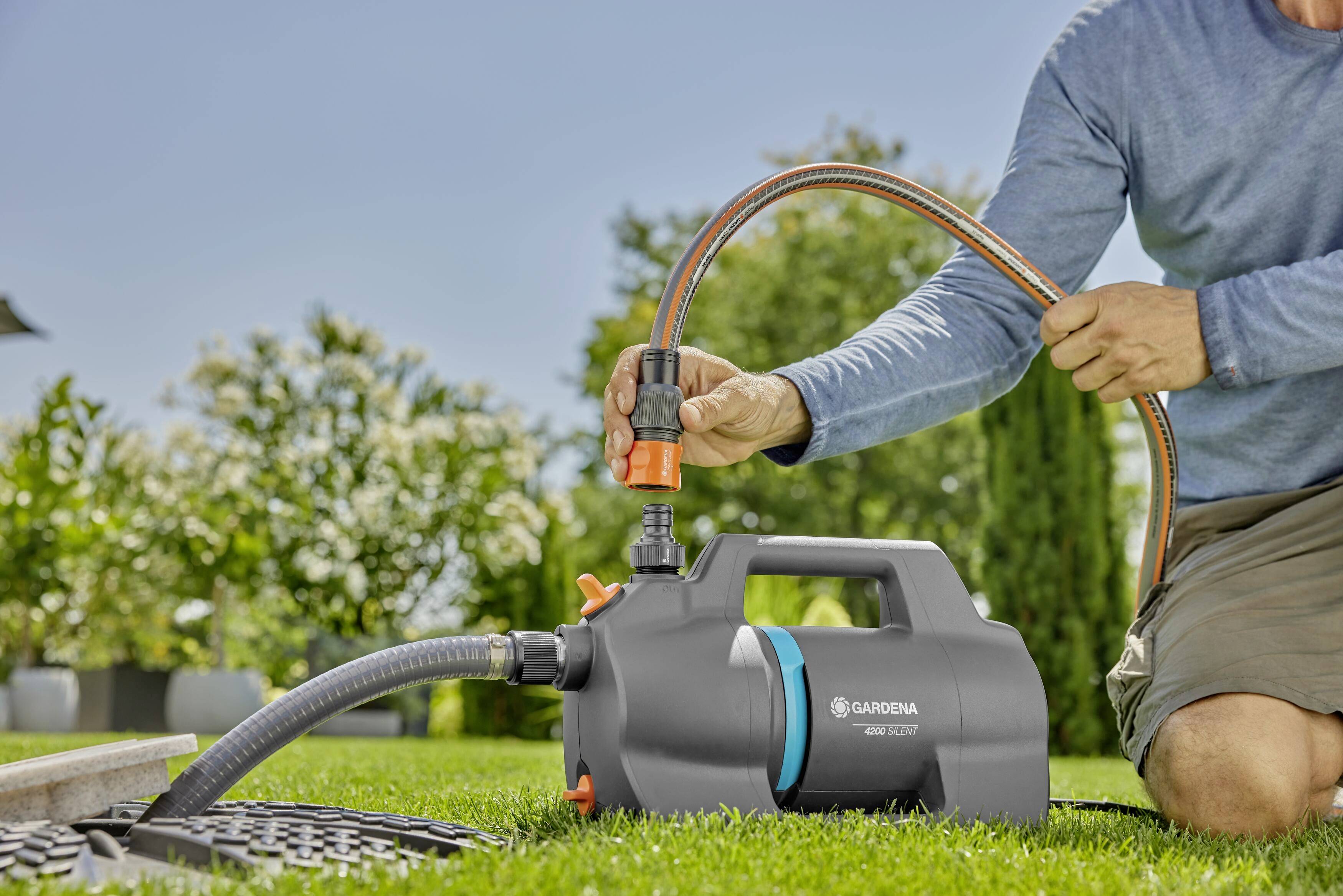 GARDENA 4200 Silent Gartenpumpe 4200 l/h 39m