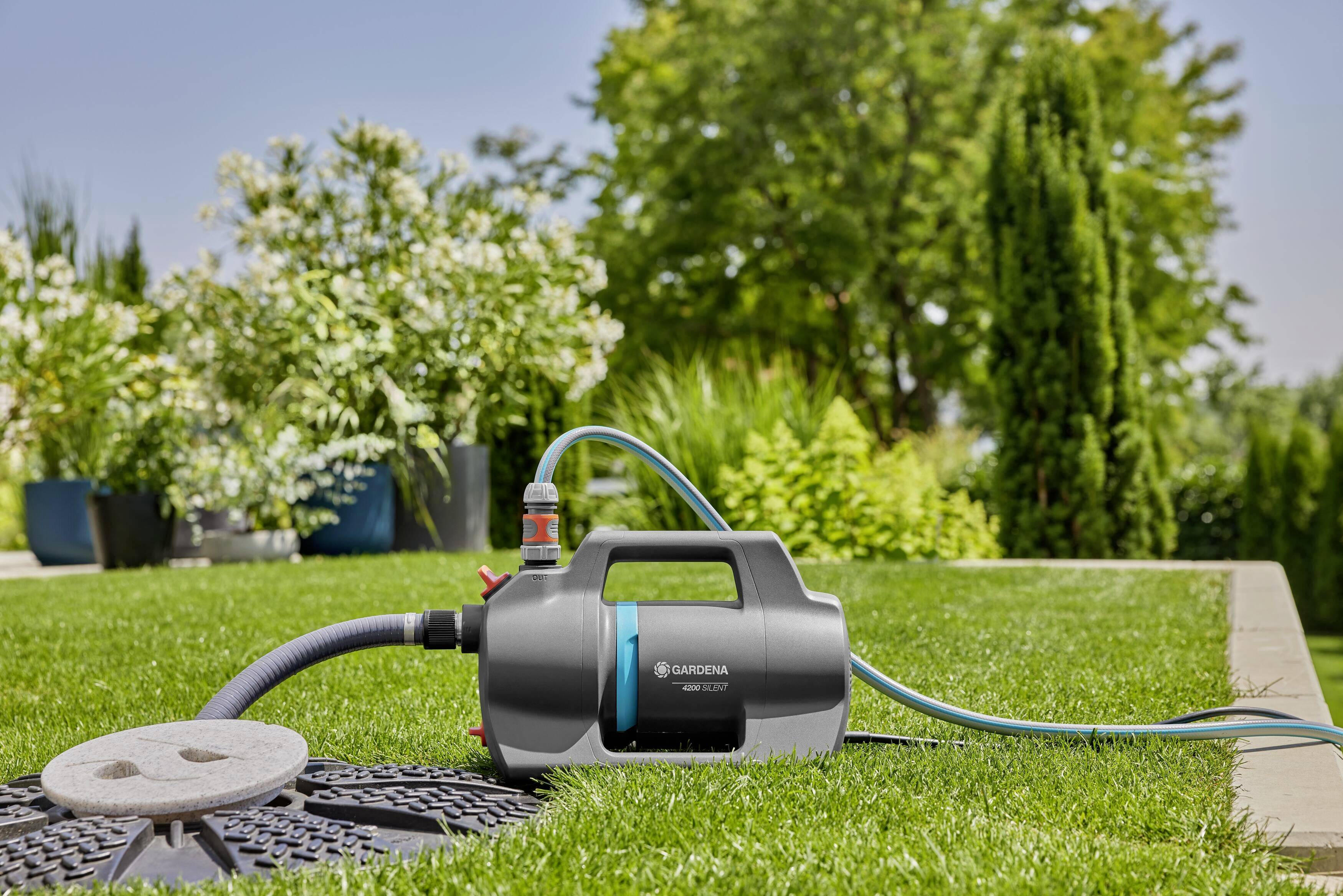 GARDENA 4200 Silent Gartenpumpen-Set 4200 l/h 39 m