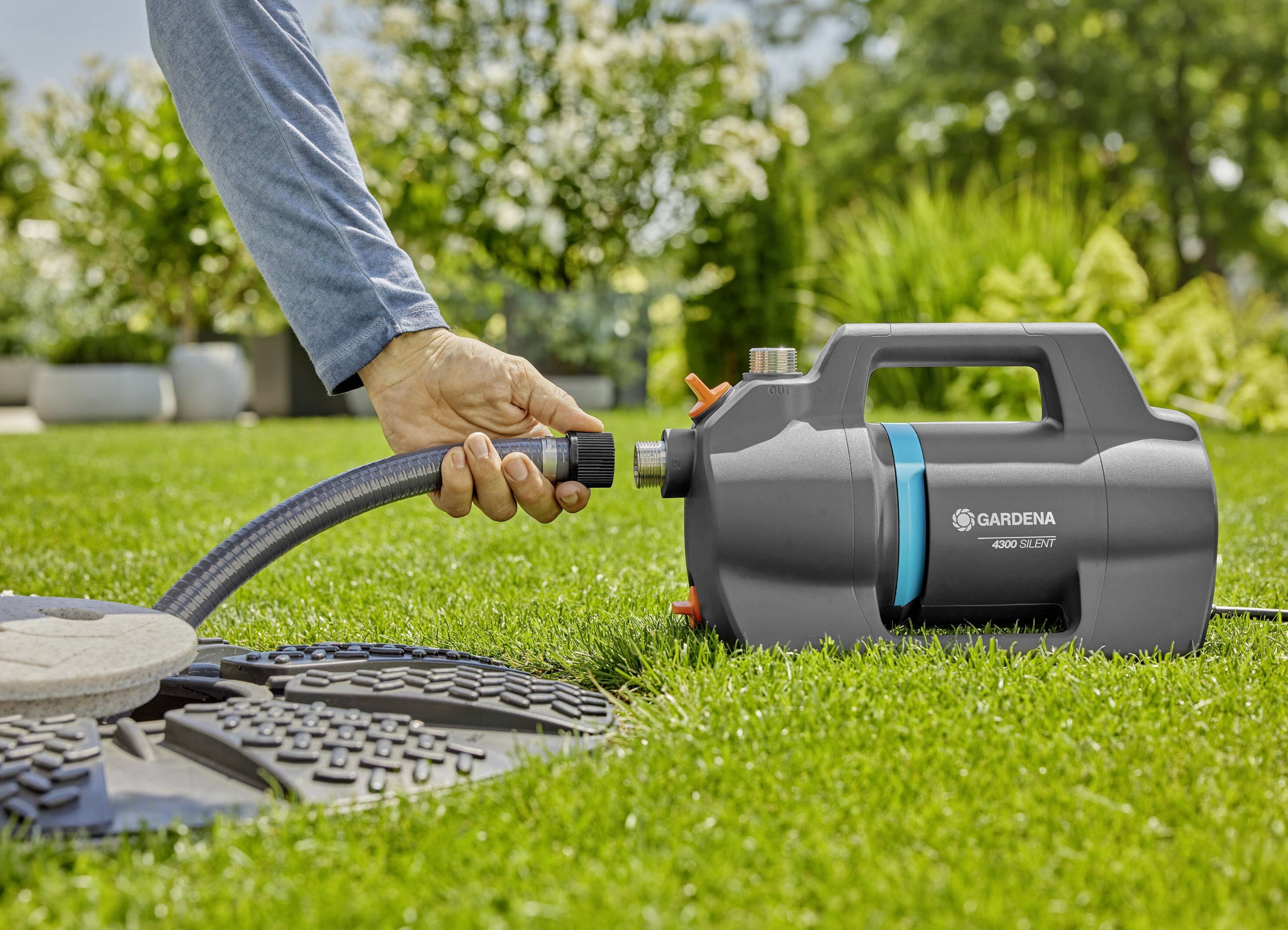 GARDENA 4300 Silent Gartenpumpe 4300 l/h 43m