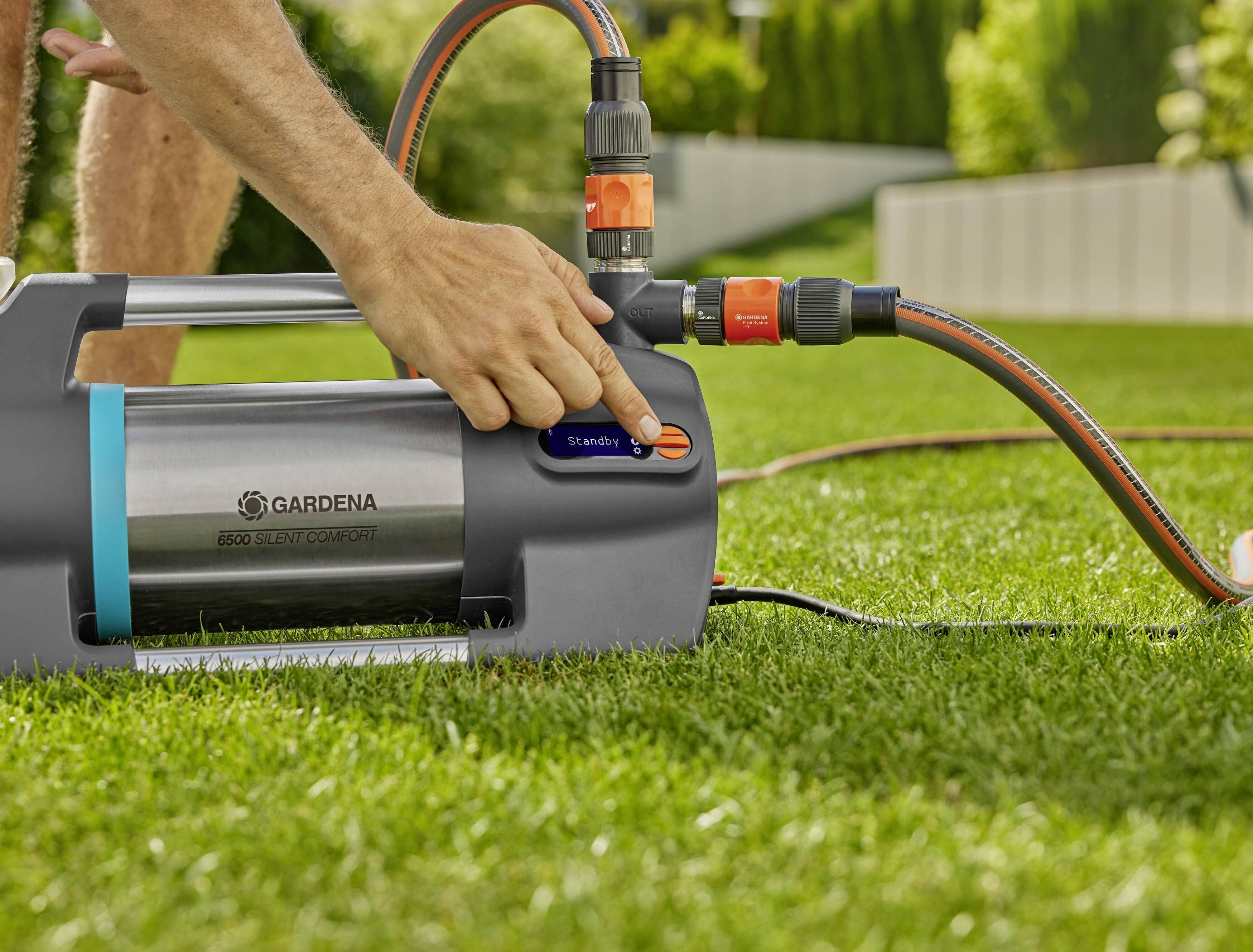 GARDENA 6500 SilentComfort Gartenpumpe 6500 l/h 60m