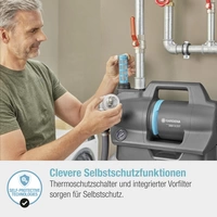 GARDENA 09064-61 Hauswasserwerk 3800 Silent 230V 3800 l/h GARDENA 09064-61 Hauswasserwerk 3800 Silent 230V 3800 l/h