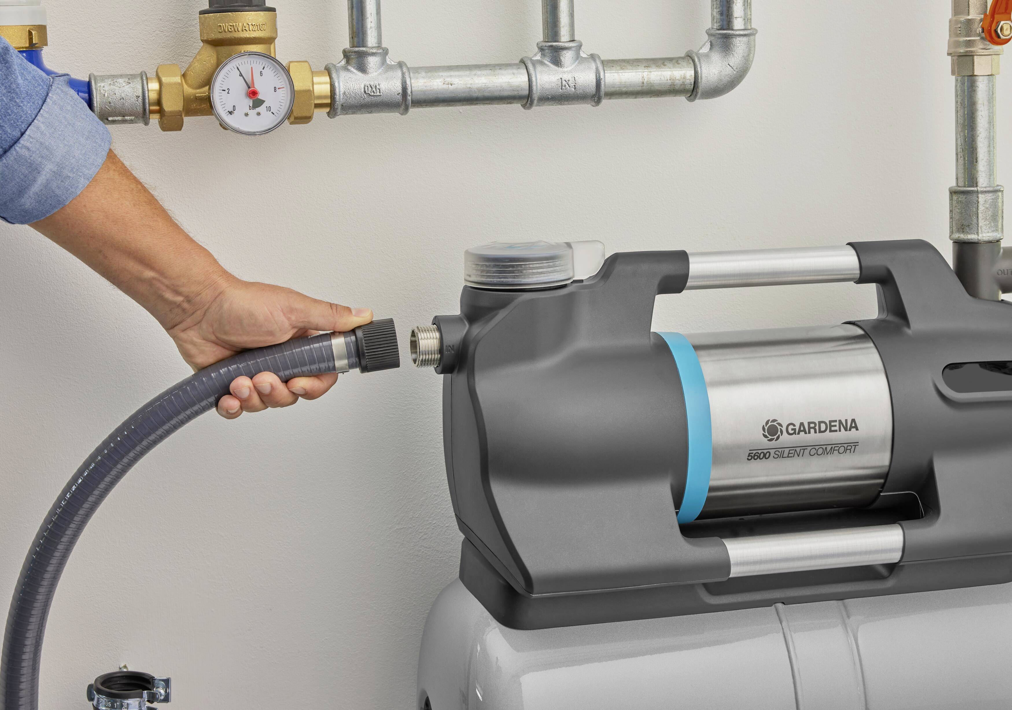 GARDENA 09068-61 6300 SilentComfort Hauswasserwerk 230 V 6300 l/h