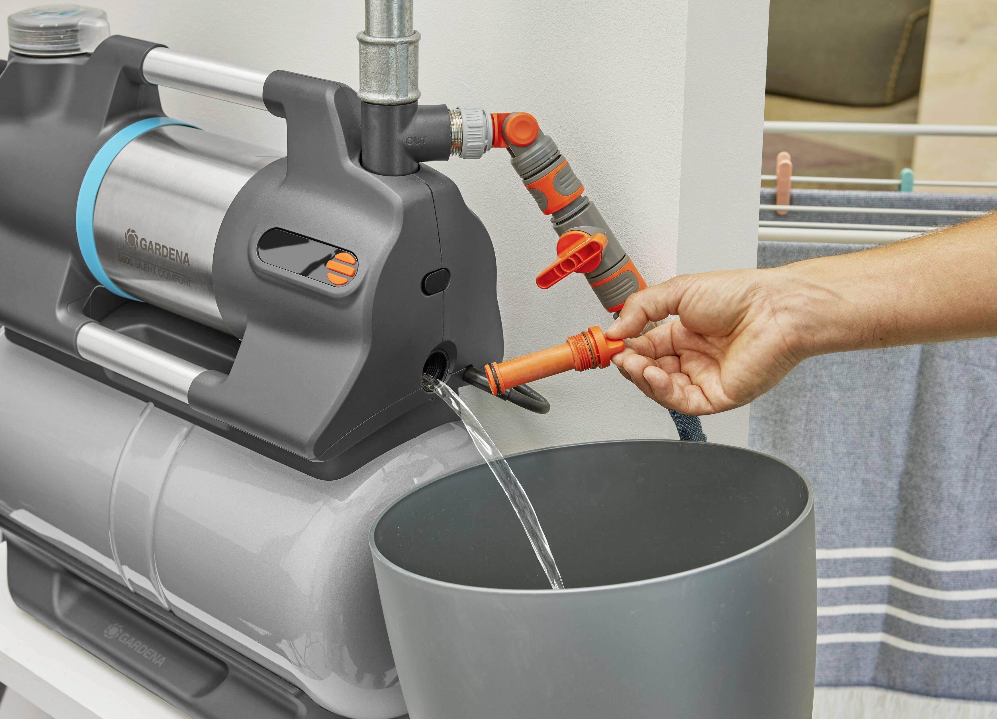 GARDENA 09068-61 6300 SilentComfort Hauswasserwerk 230V 6300 l/h