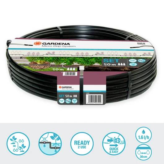 GARDENA Micro-Drip System Bewässerungs-Komplettset 13 mm (1/2") Ø 13501-20