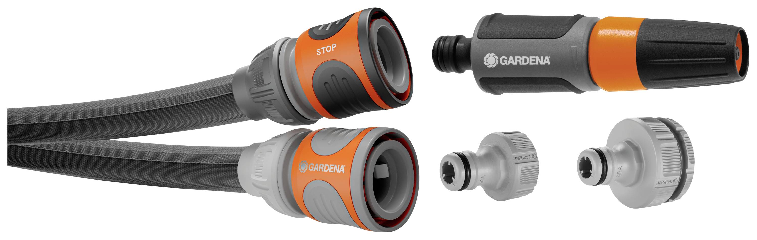 GARDENA 18445-20 Liano™ Life 15m 1/2 Zoll 1 St. Textilschlauch-Set