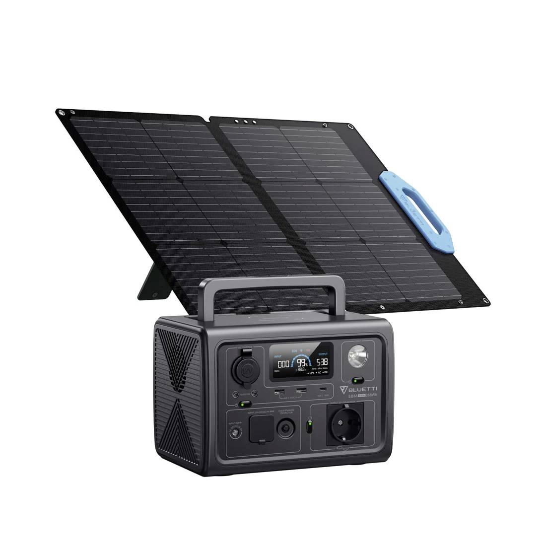 Bluetti EB3A Powerstation LiFePO 4 Schwarz ohne Laderegler