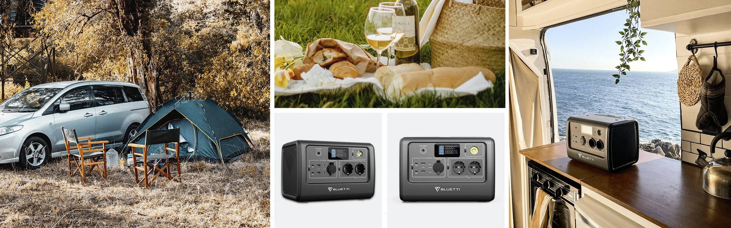 Bluetti EB70 Powerstation LiFePO 4 Schwarz ohne Laderegler