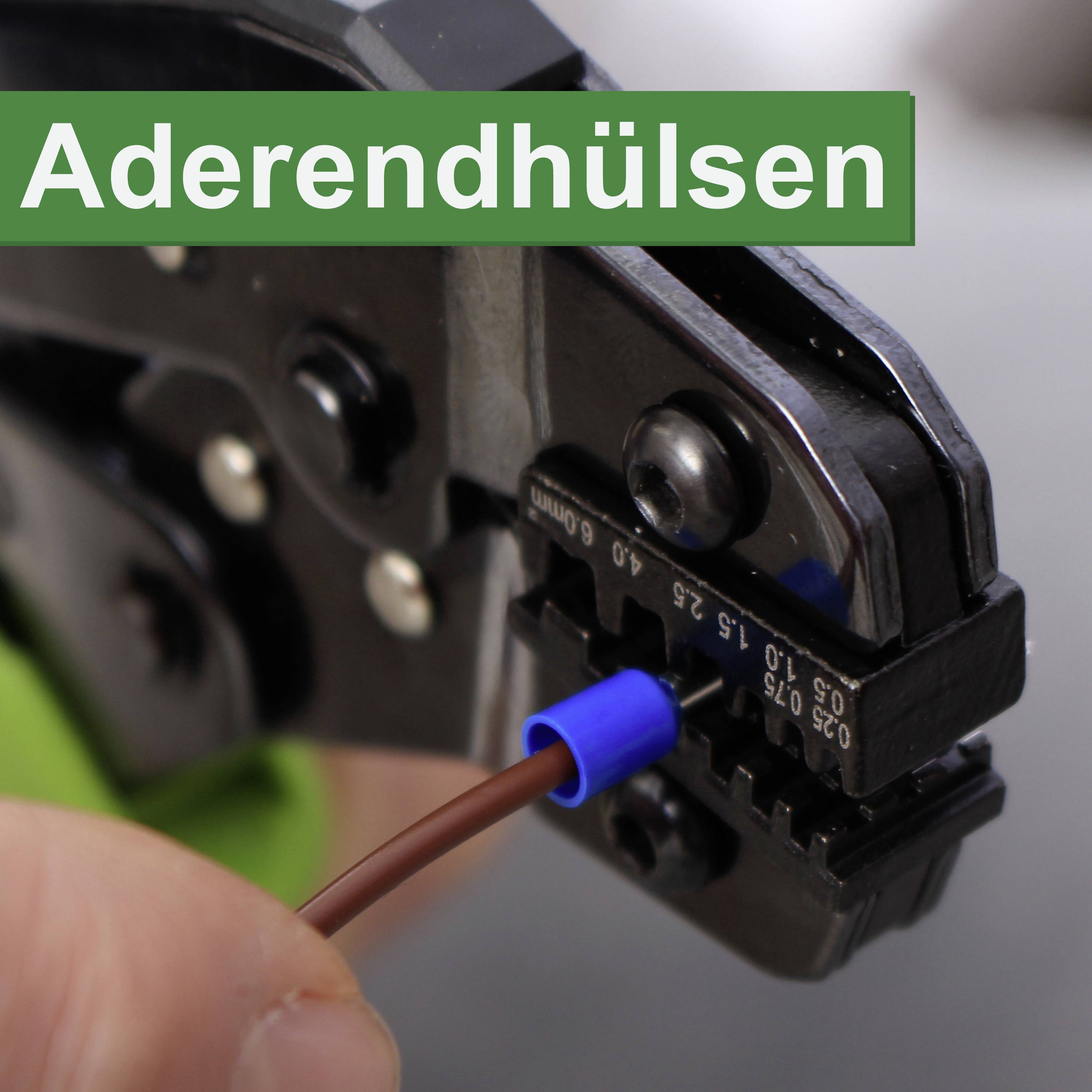 Quadrios 22T024 22T024 Crimpeinsatz Aderendhülsen 0.25 bis 6mm²
