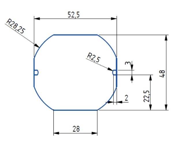 Scaleo systems VV-210130-0-C Hohlwand Elektronikdose (L x B x H) 48 x 52.5 x 25mm 1St.