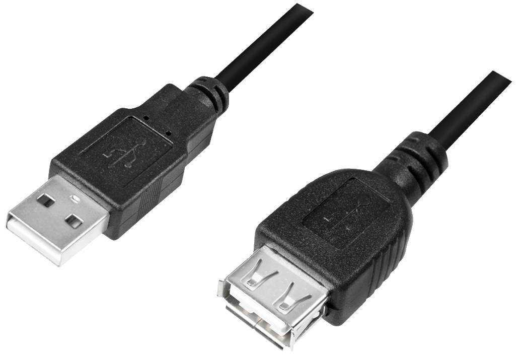 LogiLink Seriell Adapter [1x USB 2.0 Stecker A - 1x RS232-Stecker] Schwarz