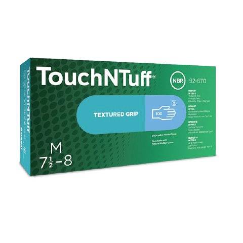 Ansell TouchNTuff® 92670100 100 St. Nitril Einweghandschuh Größe (Handschuhe): 10 EN 21420:2020, EN 420-2003, EN 374-5, EN 374-1
