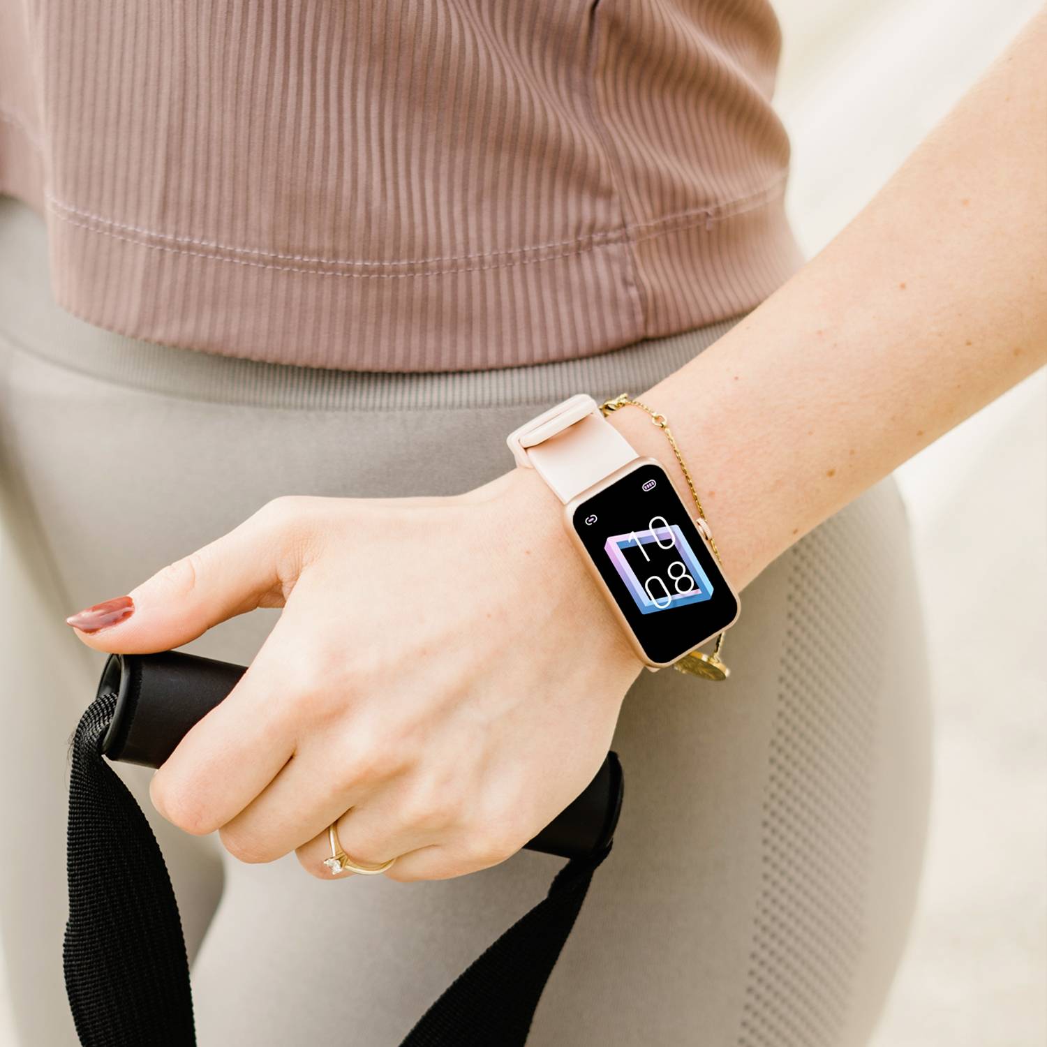 XCOAST Cadiz Fitness-Tracker 46 mm Rose